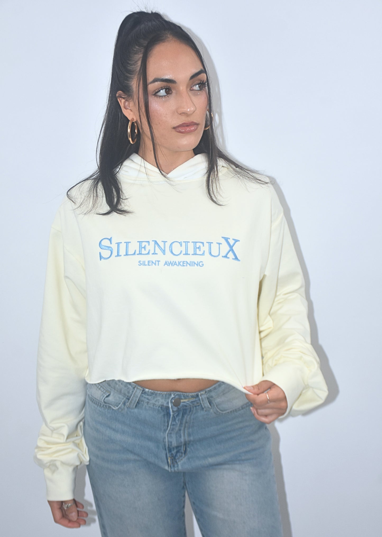 Lume Crop Hoodie Women – Handmade Limited Edition