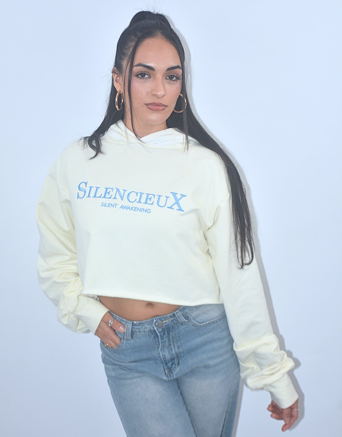 Lume Crop Hoodie Women – Handmade Limited Edition