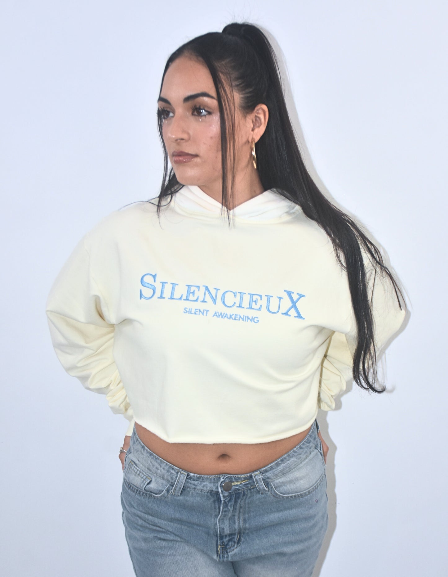 Lume Crop Hoodie Women – Handmade Limited Edition