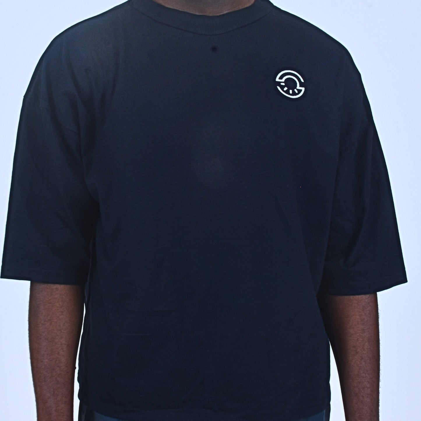 Men Navy Blue Short Sleeve T-shirt