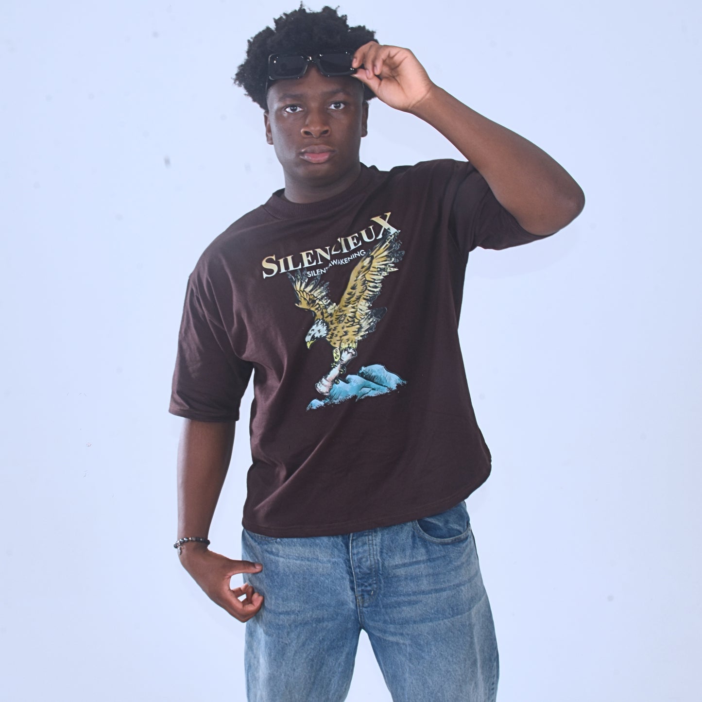 Short Sleeve Brown T-shirt