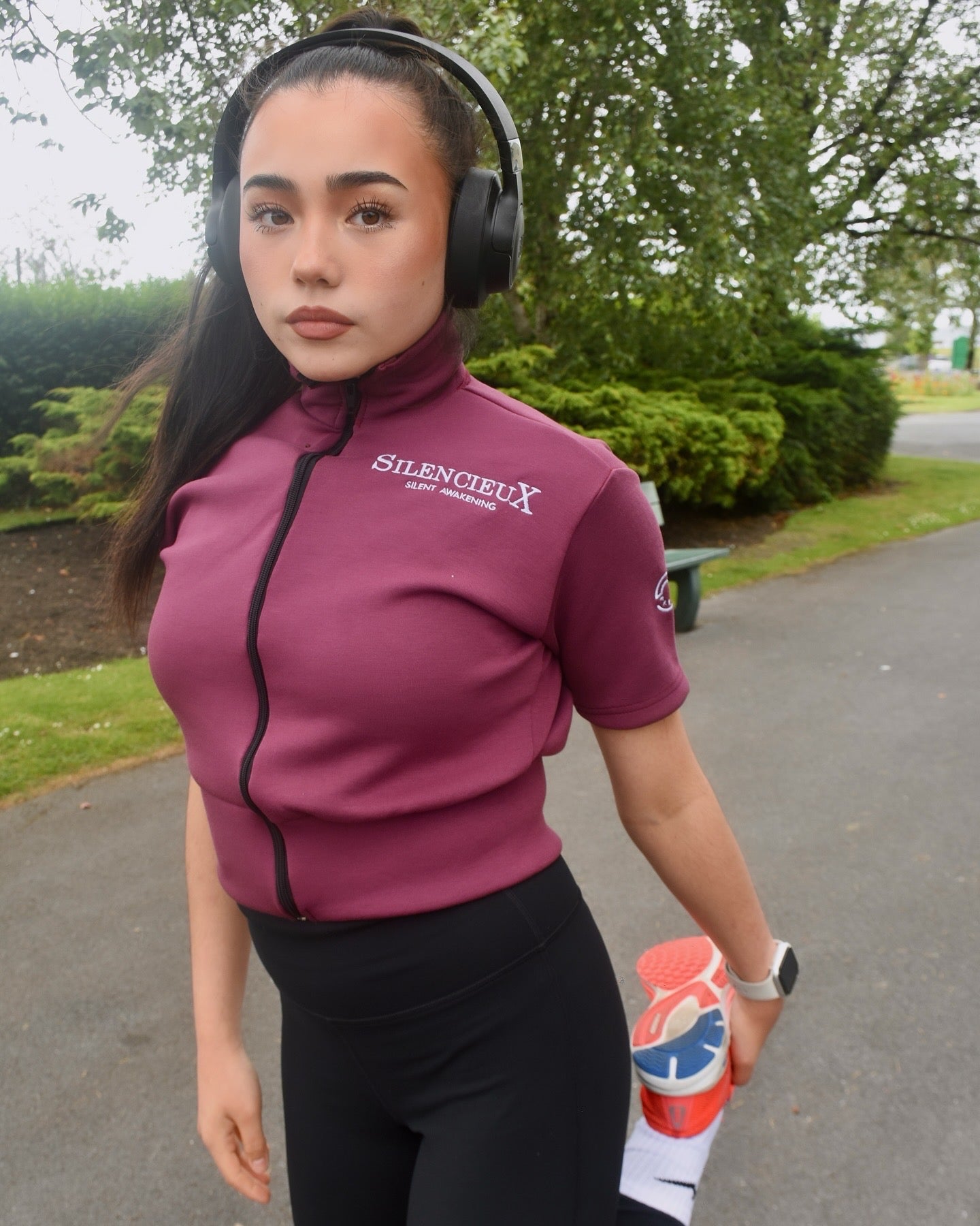 Burgundy Gym Top