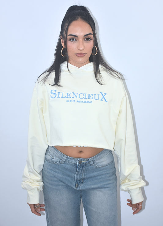 Lume Crop Hoodie Women  – Handmade Limited Edition