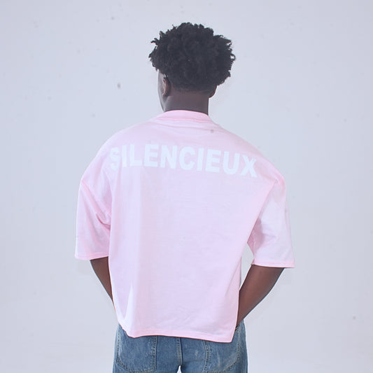 Short Sleeve Pink T-shirt Men