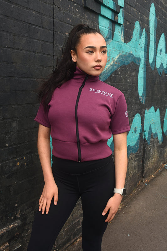 Burgundy Gym Top